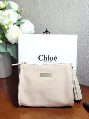 Chloe Canvas Tassel Bag